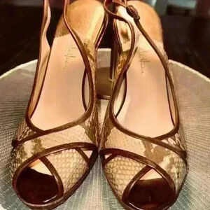 Cole Haan sling‎ back wedge sandal